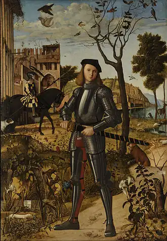 portrait d’un chevalier, Vittore Carpaccio, musée Thyssen-Bornemisza de Madrid.
