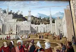 (détail) de l’œuvre de Vittore Carpaccio