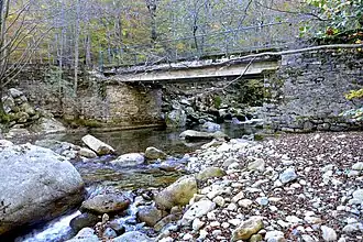 Pont dans la forêt de Vizzavona (5).
