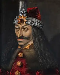 Portrait de Vlad Țepeș datant du XVe siècle. Exposé au château d'Ambras (Autriche).
