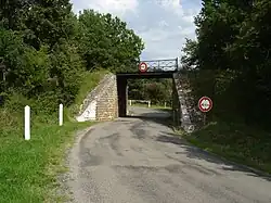 Ligne de Saint-Benoît au Blanc en 2011