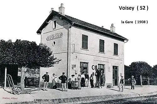 la Gare en 1908