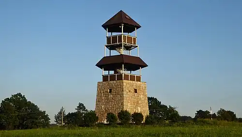 Tour d'observation à Vojtěchovská.