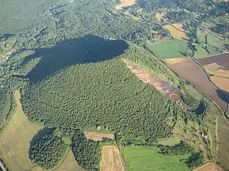 Volcan du Croscat et sa gravière