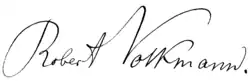 signature de Robert Volkmann