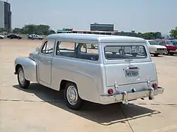 Rear view of Carbrasa-assembled Volvo PV445.