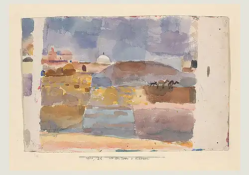 Aux portes de Kairouan de Paul Klee, Centre Paul-Klee.