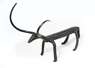 Représentation d'un taureau en guise d'offrande votive (XIXe&nbsp;siècle) provenant de la vallée d'Enns en Styrie