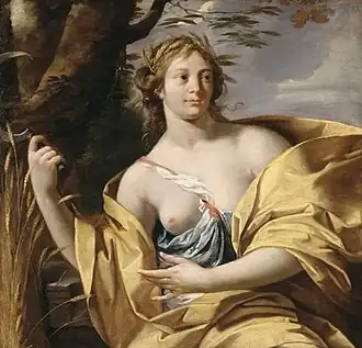 Entourage de Simon Vouet, Cérès, déesse des moissons (1re moitié du XVIIe siècle).