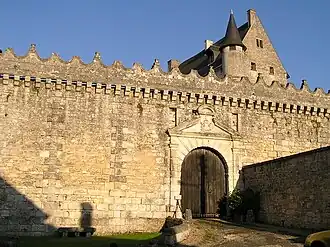 L'entrée du château