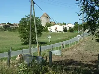 Pré devant le bourg.
