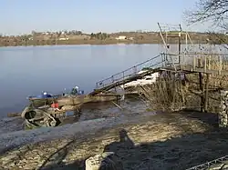 La Dordogne vue vers Vayres.