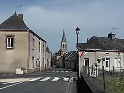 Photographie d'une des entrées du bourg.