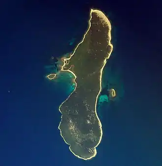 Vue aérienne de Zeča.