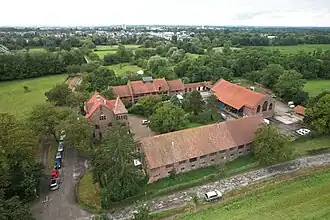 Vue aérienne de la Ferme Bussierre