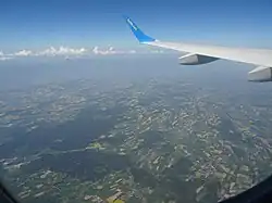 Vue aérienne du Jorat.