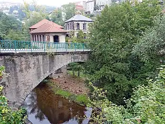 Vue aval du pont de Seychalles (2021)
