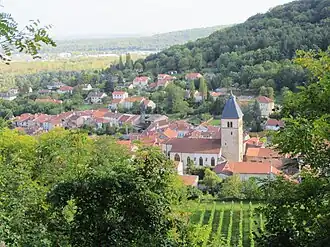 Vue de Vaux depuis les hauteurs