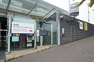 Image illustrative de l’article Gare du Pont du Garigliano - Hôpital européen Georges-Pompidou
