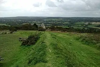 Vue depuis le mont de Doville.