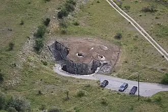 Vue générale de l'ouvrage de Saint-Ours-Bas.