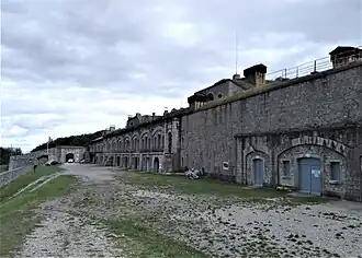 Vue intérieure du fort