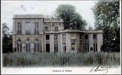 Le "petit" et "grand" château peu de temps avant la destruction du "grand château".