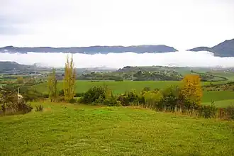 Vue prise de Saint-André-de-Rosans.