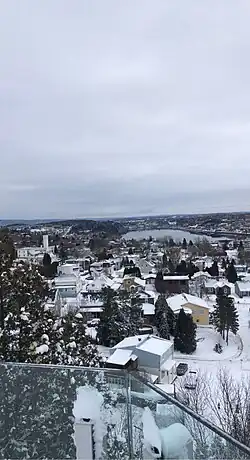 Le Saguenay vue à partir de la Croix Saint-Anne.