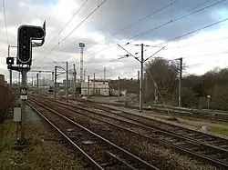 Le garage de Gennevilliers, vers Pontoise.