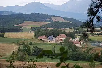 Le château de Cornillon-en-Trièves.