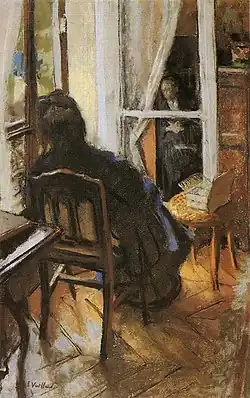 Édouard Vuillard, À la fenêtre.