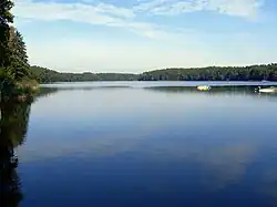 Photographie du lac Durowo à Wągrowiec.