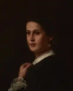Portrait de Malwina Ramloff, fiancée de l'artiste (musée national de Cracovie).