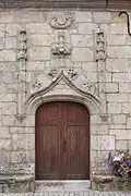 La chapelle de Langroës [Langroas] : portail sud