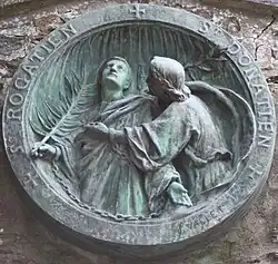 monument à Saint-Donatien et Saint-Rogatien, Nantes, rue Dufour.