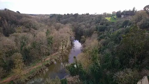 Vallée de la Maine entre Château-Thébaud et Maisdon-sur-Sèvre.