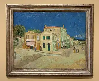La Maison jaune (« La Rue »), 1888, huile sur toile, 72&nbsp;×&nbsp;89&nbsp;cm, New Haven, Yale University Art Gallery (F464/JH1589).