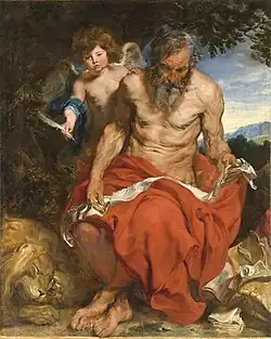 Van Dyck, Saint Jérôme, 1618-1620.
