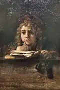 Rembrandt, Titus à son pupitre.
