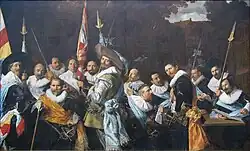 Réunion des officiers et sous-officiers du corps des archers de Saint-Adrien, Frans Hals