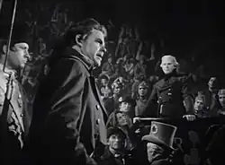 Le Livre noir (1949), avec Wade Crosby (au premier plan) incarnant Danton