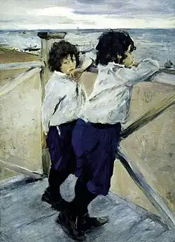 Les Enfants Sasha et Yura Serov, 1899Musée russe, Saint-Pétersbourg
