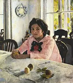 Valentin Serov, La Jeune Fille aux pêches (1887).