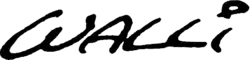 signature de Walli