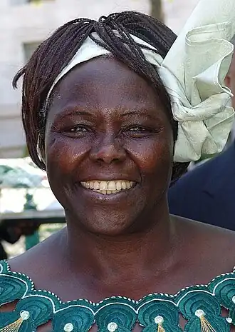 Photo de Wangari Muta Maathai.