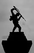 Memorial silhouette.