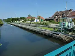 L'écluse de la Scarpe.