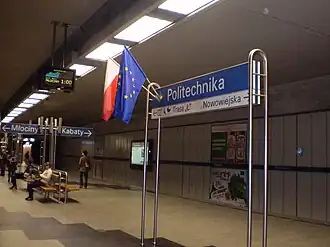 Image illustrative de l’article Politechnika (métro de Varsovie)