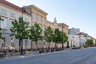 Campus principal, faculté de géographie dans le palais Urski.